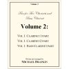 Trios for Two Clarinets and Bass Clarinet - Volume 2: Clarinet 1, Clarinet 2, Bass Clarinet