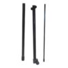 Bass Clarinet Carbon Fiber Sitting/Standing Peg and Drapkin Bass Clarinet Strap Combo - Image 3