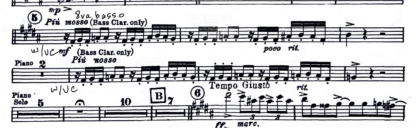 Rhapsody in Blue - Annotated Bass Clarinet Part with Performance Notes by Michael Drapkin - Image 2
