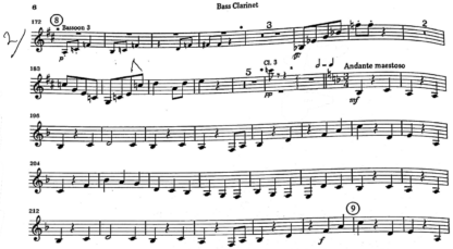 Holst: The Planets Annotated Bass Clarinet Part with Performance Notes by Michael Drapkin - Image 2