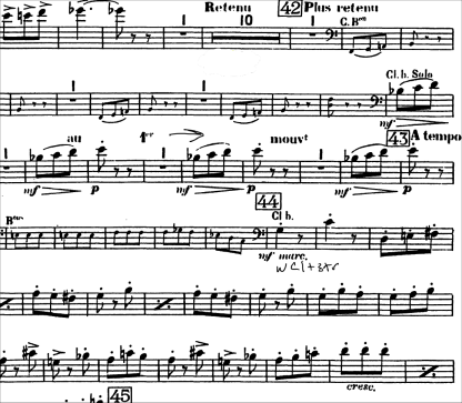 The Sorcerer's Apprentice – Annotated Bass Clarinet Part with Performance Notes by Michael Drapkin - Image 3